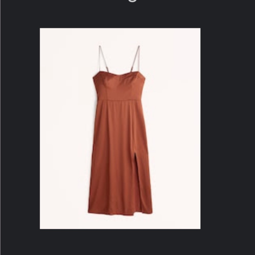 NWT High-Slit Midi Dress